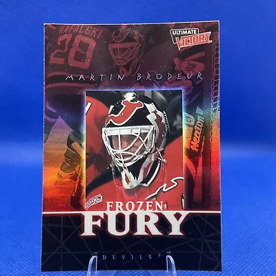 1999-00 Upper Deck Ultimate Victory Frozen Fury FF-7 Martin Brodeur ~ NJ Devils • $5.88