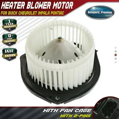 $39.69 • Buy A/C Heater Blower Motor For Chevrolet Impala 2004-2016 Pontiac Grand Prix Front