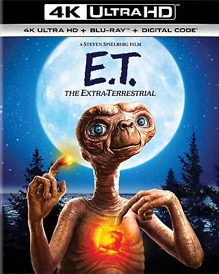 E.T. The Extra Terrestrial 4K UHD Blu-ray Dee Wallace Stone NEW • $13.99