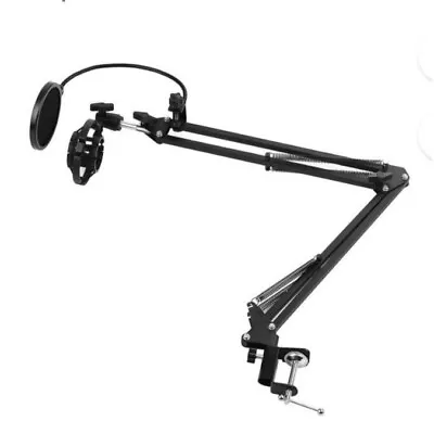 Microphone Boom Stand  With Scissor Suspension Arm And Universal Mounting Kit • $6.75