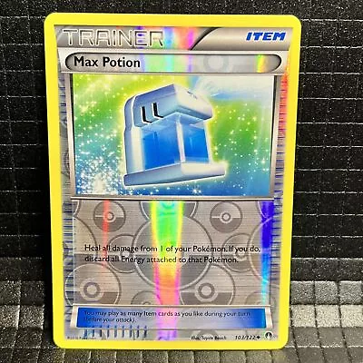 Max Potion #103/122 XY BREAKPoint Pokemon Reverse Holo Uncommon Item Card • $3.99