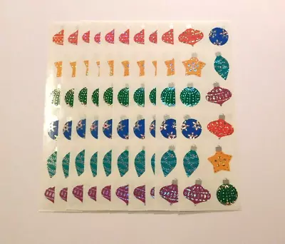 Mrs. Grossman's Lot Of 10 Strips ~Shiny Ornaments Reflections~ 2013 Stickers • $16.99