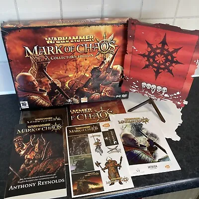 Warhammer Mark Of Chaos Collectors Edition {Big Box PC CD ROM Game} Please Read! • £29.95