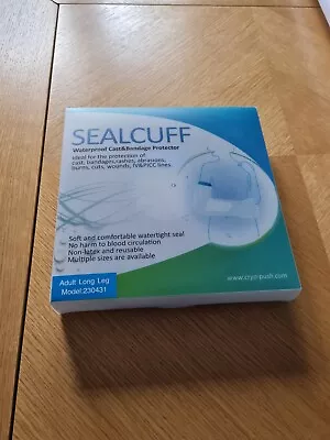 £3 • Buy NEW Sealcuff Waterproof Plaster Cast & Bandage Protector, Adult Long Leg 