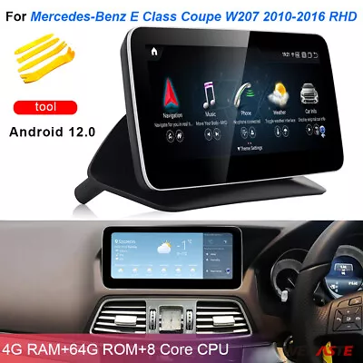 For Benz E Class Coupe 2010-2016 RHD 10.25  Car DVD GPS Navigation Radio Stereo • $545.81