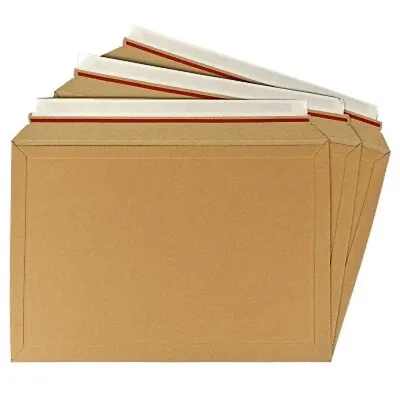 100 NEW AND STRONG A2 LIL RIGID ENVELOPES MAILERS A4 BOOKS DVD'S ETC 334x234mm  • £47.98