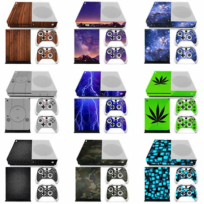 Full Set -- Xbox One S Slim Console Controllers Vinyl Skin Sticker Decal Covers • $25.28