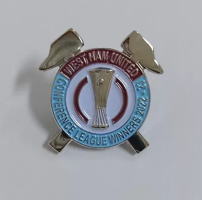 £4.99 • Buy West Ham United Uefa Europa Conference League Winners Enamel Pin Badge