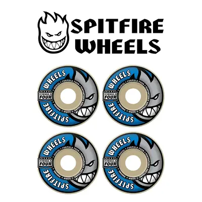 Spitfire Formula Four 99DU Radial Shape Round Edge Design Wheel Set Of 4 • $38.95