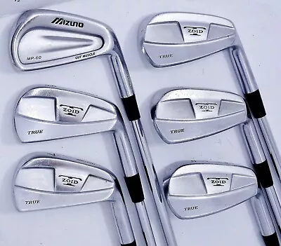 Mizuno True T-Zoid 6-PW Iron Set Plus MP-60 5 Iron Stiff • $29