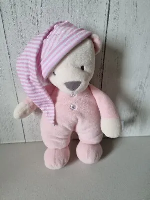 Grow & Play My 1st Bedtime Bear Teddy Soft Toy Comforter Pink Sainsburys  • £9