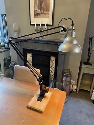 Vintage Antique Herbert Terry 1209 Anglepoise Lamp Light Machinists Workshop • $214.75