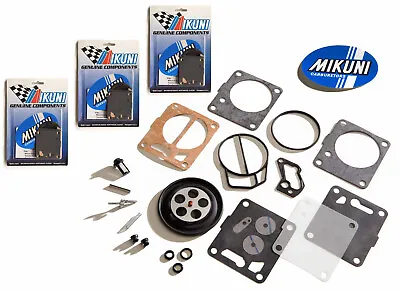 Genuine Mikuni Triple Carb Carburetor Rebuild Kit Yamaha AR LS LX 210 LS2000 • $148.95