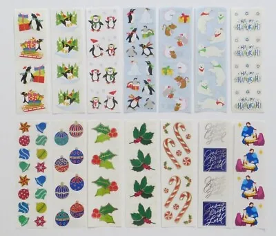 Mrs Grossman CHRISTMAS HOLIDAY THEME STICKERS #2 - Vintage Retired - You Choose • $2.69
