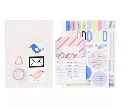 Kikki K Large Planner Dashboard Kit Letters Stickers Quote Cards Washi Tape • $12