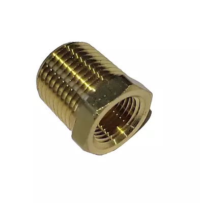 Brass Reducer 3/8 NPT X 1/4 NPT Reducing Bushing USA • $3.49