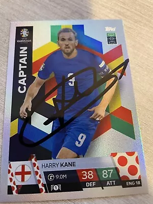 Match Attax Harry Kane England Signed • £2.20