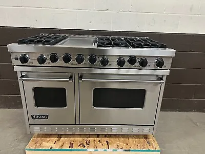 VIKING VDSC4856GSS - 48  PRO Dual Fuel Range Oven 6  Burner + Griddle • $5500