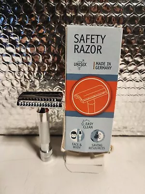 Merkur Stahlwaren Slant Bar Double Edge Safety Razor MK-37001 Germany No Blades • $60