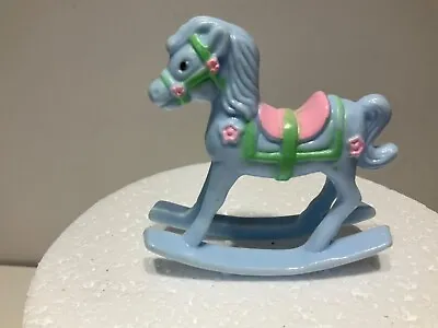 Cake Decoration Rocking Horse Blue Culpitt 6.5cm  • £2.99