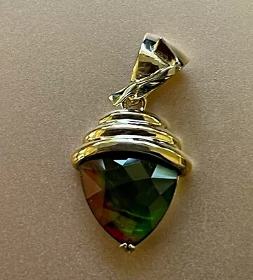 FAMILY ESTATE ~ 14k Yellow Gold ~ Mystic Topaz Gemstone ~ Pendant ~ 3.9g • $299.99