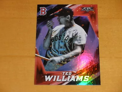 2017 Topps Fire Purple Foil #91 Ted Williams 08/99 • $0.99