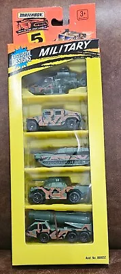 Matchbox Military 5 Car Gift Pack Exclusive Designs Unopened • $15