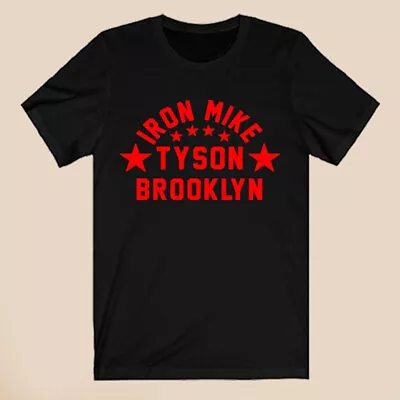 Iron Mike Tyson Brooklyn Boxing Gym Training Men's Black T-Shirt Size S-3XL • $16.99