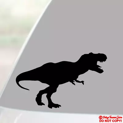 TYRANNOSAURUS REX Vinyl Decal Sticker Car Window Wall Bumper Dinosaur T-Rex • $2.99