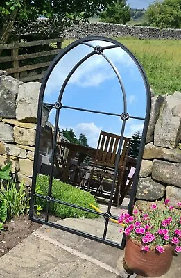 £89.99 • Buy Large Arch Garden Mirror Indoor And Outdoor Mirror Gothic Mirror 