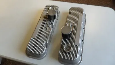 Vintage Mickey Thompson Finned Valve Covers 3276396 Chevy Big Block Rod 02BC3 • $299.99