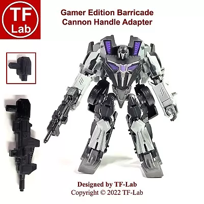 Cannon Adapter Upgrade Kit For Transformers Studio Series 02 Gamer Barricade • $5.12
