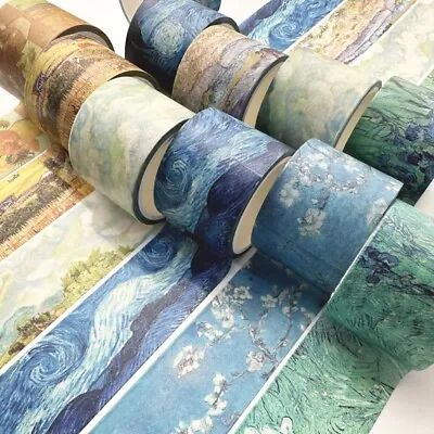 5m Van Gogh Painting Washi Tape|Gift Wrapping|Scrapbooking | Craft |Collage| DIY • $4.99