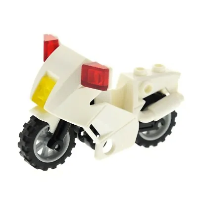 1x LEGO Motorcycle White Police Police 7744 4256657 52035 • £3.32