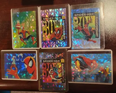 1992 Marvel Spiderman 30th Anniversary Complete Set Insert Prizm Cards LAST ONE • $27.95