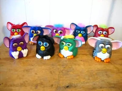 Lot Of Vintage 1998 Furby McDonald's Happy Meal Toy Lot Of 9 Plastic Figures • $24.99