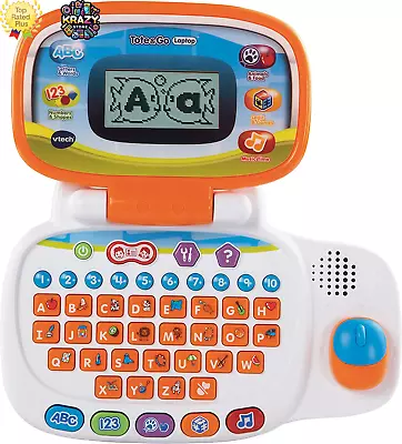 Vibrant Orange VTECH Tote And Go Laptop - Fun And Educational For Kids! • $35.99