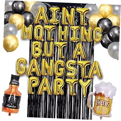 Aint Nothing But A Gangster Party Decorations 90s Party Decorations For Adults  • £29.46