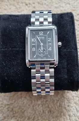 HUGO BOSS Metropolis Designer Men's 1100 Wristwatch Black Face EXCELLENT A1 £495 • £224.99
