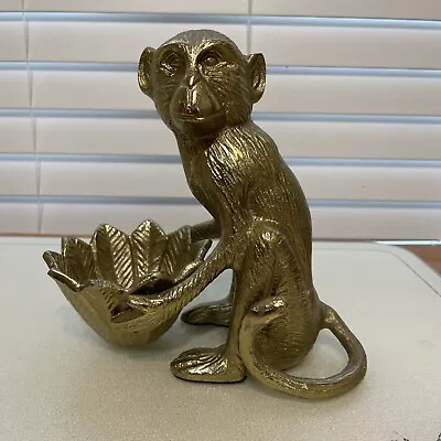 Monkey W/ Basket 8  Statue Planter • $22