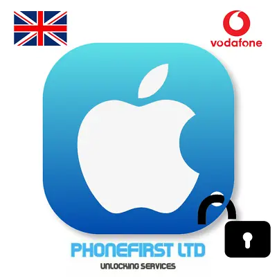 100% Factory Unlocking Service For Vodafone UK Apple IPhone 4 4S 5 5S 5C 6 • £8.99