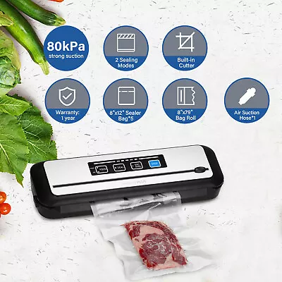 Inkbird Dry Moist Vacuum Sealer Sealing Machine Fresh Packing Kitchen Seal Bags • $79.99