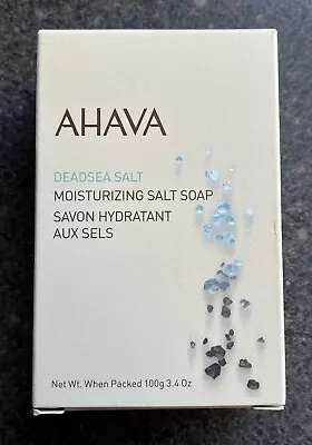 AHAVA - DEADSEA SALT - Moisturizing Salt Soap 3.4 Oz Blend Of Dead Sea Minerals • $11.29