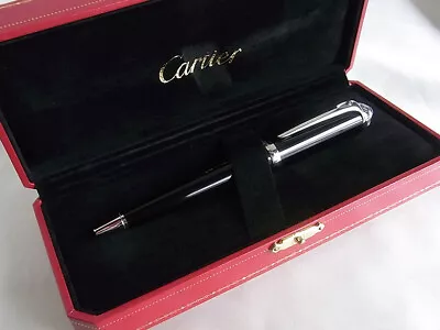 $369.99 • Buy Cartier Roadster Ballpoint Pen Black PT