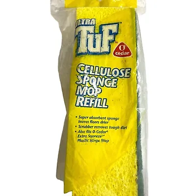 O-Cedar Ultra Tuf Cellulose Sponge Mop Refill For Power Strip & Extra Squeeze • $13.39