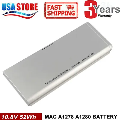 A1280 1278 (2008 Version)Battery For MacBook 13  MB771LL/A Aluminum Unibody • $23.99