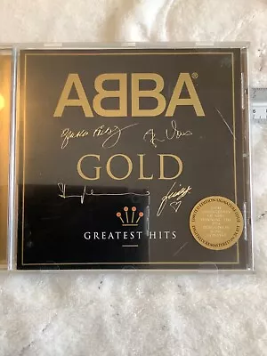 CD- ABBA GOLD Greatest Hits 25th Anniversarysigned Edtion.VGC • £7.95