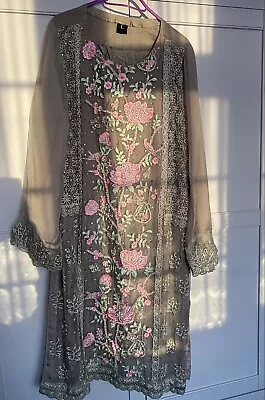 £40 • Buy Pakistani Asian Indian Wedding/ Party Dress Salwar Kameez - Size L