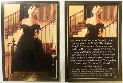 Vintage 1990s Marilyn Monroe Collectible Card Number 126 By Sports Time Inc. • $4.99