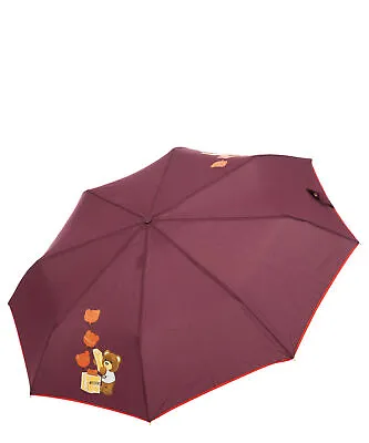 Moschino Umbrella Women 8431OPENCLOSEX Burgundy • $89.81